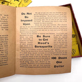 Scarce 1897 Hood's Spelling School Game, Complete, with Extensive Rules Booklet-- and Sarsaparilla Advertising!