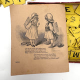 Scarce 1897 Hood's Spelling School Game, Complete, with Extensive Rules Booklet-- and Sarsaparilla Advertising!