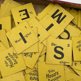 Scarce 1897 Hood's Spelling School Game, Complete, with Extensive Rules Booklet-- and Sarsaparilla Advertising!