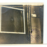 Spider in Web Spun Across Frame, Curious and Beautiful Old Hungarian(?) Photo