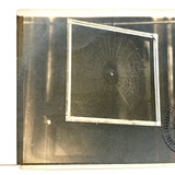 Spider in Web Spun Across Frame, Curious and Beautiful Old Hungarian(?) Photo