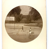 "The Hague, 1921"-- Surveillance Evoking Early Kodak (?) Photo Print on Card