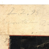 Baccante dell'Ercolano, Much Handled 19th Century Italian Grand Tour Watercolor