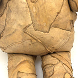 Wild Hand-sewn Leather Piecework Large, Headless Doll Body with Open Arms!