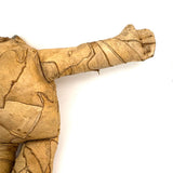 Wild Hand-sewn Leather Piecework Large, Headless Doll Body with Open Arms!