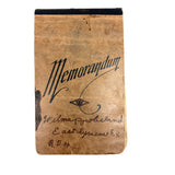 Wilma Powlesland's Memo Pad With Marvelous Drawings by Genleve Baldyga, East Syracuse, NY