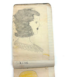 Wilma Powlesland's Memo Pad With Marvelous Drawings by Genleve Baldyga, East Syracuse, NY