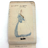 Wilma Powlesland's Memo Pad With Marvelous Drawings by Genleve Baldyga, East Syracuse, NY