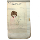 Wilma Powlesland's Memo Pad With Marvelous Drawings by Genleve Baldyga, East Syracuse, NY