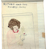 Wilma Powlesland's Memo Pad With Marvelous Drawings by Genleve Baldyga, East Syracuse, NY