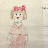 Wilma Powlesland's Memo Pad With Marvelous Drawings by Genleve Baldyga, East Syracuse, NY