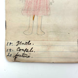 Wilma Powlesland's Memo Pad With Marvelous Drawings by Genleve Baldyga, East Syracuse, NY