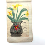 Wilma Powlesland's Memo Pad With Marvelous Drawings by Genleve Baldyga, East Syracuse, NY