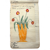 Wilma Powlesland's Memo Pad With Marvelous Drawings by Genleve Baldyga, East Syracuse, NY
