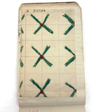 Wilma Powlesland's Memo Pad With Marvelous Drawings by Genleve Baldyga, East Syracuse, NY