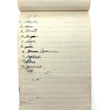 Wilma Powlesland's Memo Pad With Marvelous Drawings by Genleve Baldyga, East Syracuse, NY