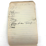 Wilma Powlesland's Memo Pad With Marvelous Drawings by Genleve Baldyga, East Syracuse, NY