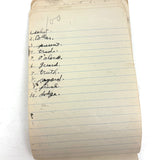 Wilma Powlesland's Memo Pad With Marvelous Drawings by Genleve Baldyga, East Syracuse, NY