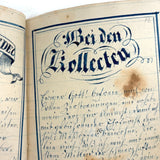 SOLD C. Mid 19th Century German Manuscript Devotional with Fraktur Lettering and Amazing Drawings