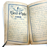 SOLD C. Mid 19th Century German Manuscript Devotional with Fraktur Lettering and Amazing Drawings