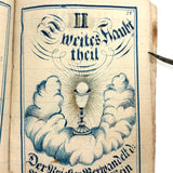 SOLD C. Mid 19th Century German Manuscript Devotional with Fraktur Lettering and Amazing Drawings