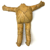 Wild Hand-sewn Leather Piecework Large, Headless Doll Body with Open Arms!