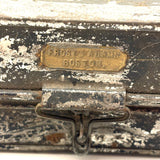 Patina-Full 19th Century Tin Fold Out Painter's Box, As Found (with Brushes and Ballantine Bottle Opener)