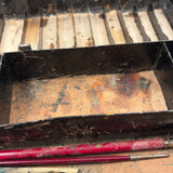 Patina-Full 19th Century Tin Fold Out Painter's Box, As Found (with Brushes and Ballantine Bottle Opener)