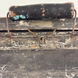 Patina-Full 19th Century Tin Fold Out Painter's Box, As Found (with Brushes and Ballantine Bottle Opener)