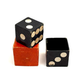 Graphically Satisfying Japanese Paper Dice Set, c. 1920s-30s