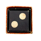 Graphically Satisfying Japanese Paper Dice Set, c. 1920s-30s