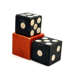 Graphically Satisfying Japanese Paper Dice Set, c. 1920s-30s