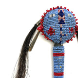 Wonderful Early-Mid 20th Century Sioux Beaded Figural Child's Rattle