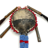 Wonderful Early-Mid 20th Century Sioux Beaded Figural Child's Rattle