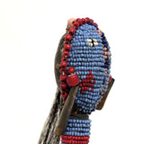 Wonderful Early-Mid 20th Century Sioux Beaded Figural Child's Rattle