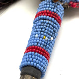 Wonderful Early-Mid 20th Century Sioux Beaded Figural Child's Rattle