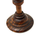 Lovely Pair of Treen Goblets with Marquetry Darning Ball, Sold as Set