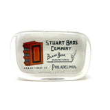 Stuart Brothers, Philadelphia Blank Book Ledgers Antique Advertising Paperweight