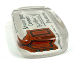 Stuart Brothers, Philadelphia Blank Book Ledgers Antique Advertising Paperweight