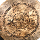 Gorgeous Mid 19th Century New England Lathe Turned Round Dough/Bread Board with Marble-like Surface