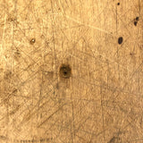 Gorgeous Mid 19th Century New England Lathe Turned Round Dough/Bread Board with Marble-like Surface