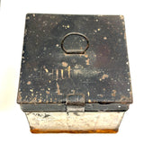 C. 1880s Spice Box with Hand-lettered--and Spice Filled!--Tin Canisters