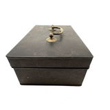 C. 1880s Spice Box with Hand-lettered--and Spice Filled!--Tin Canisters