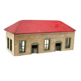 Excellent Form, Excellent Paint: c. 1920s-40s Scratch Made Wooden Stables