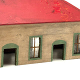 Excellent Form, Excellent Paint: c. 1920s-40s Scratch Made Wooden Stables
