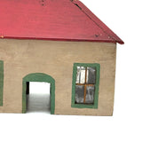 Excellent Form, Excellent Paint: c. 1920s-40s Scratch Made Wooden Stables