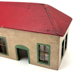 Excellent Form, Excellent Paint: c. 1920s-40s Scratch Made Wooden Stables