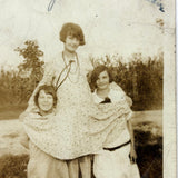 Mary and Her Buddies, Charming and Much Handled Old Snapshot