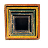 Excellent Old Painted Wood Nesting / Stacking Box Set with Jointed Corners, Beautifully Aged