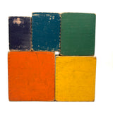 Excellent Old Painted Wood Nesting / Stacking Box Set with Jointed Corners, Beautifully Aged